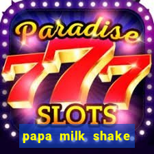 papa milk shake click jogos